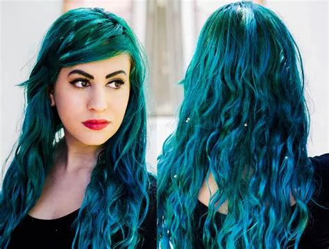 teal temporary hair color|permanent teal hair color.